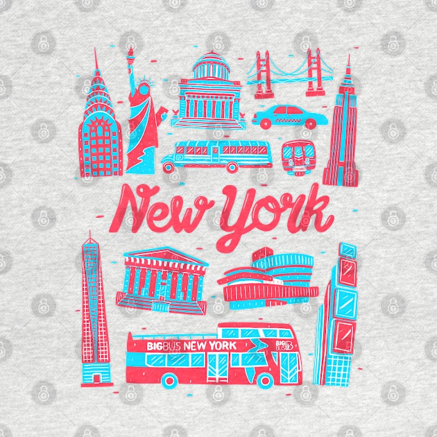 New York Cityscape Landmark by MEDZ